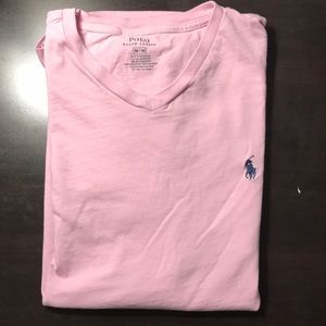 Polo V Neck tee short sleeve Size Medium